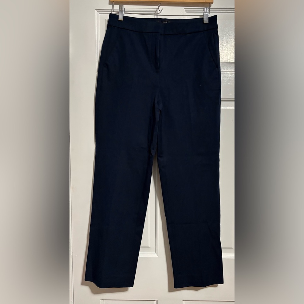 J. Crew Midnight Blue Cotton Blend Chino Pants. Size 6